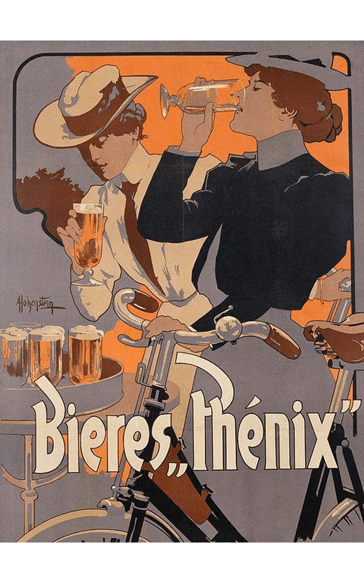 Poster advertising Phenix beer