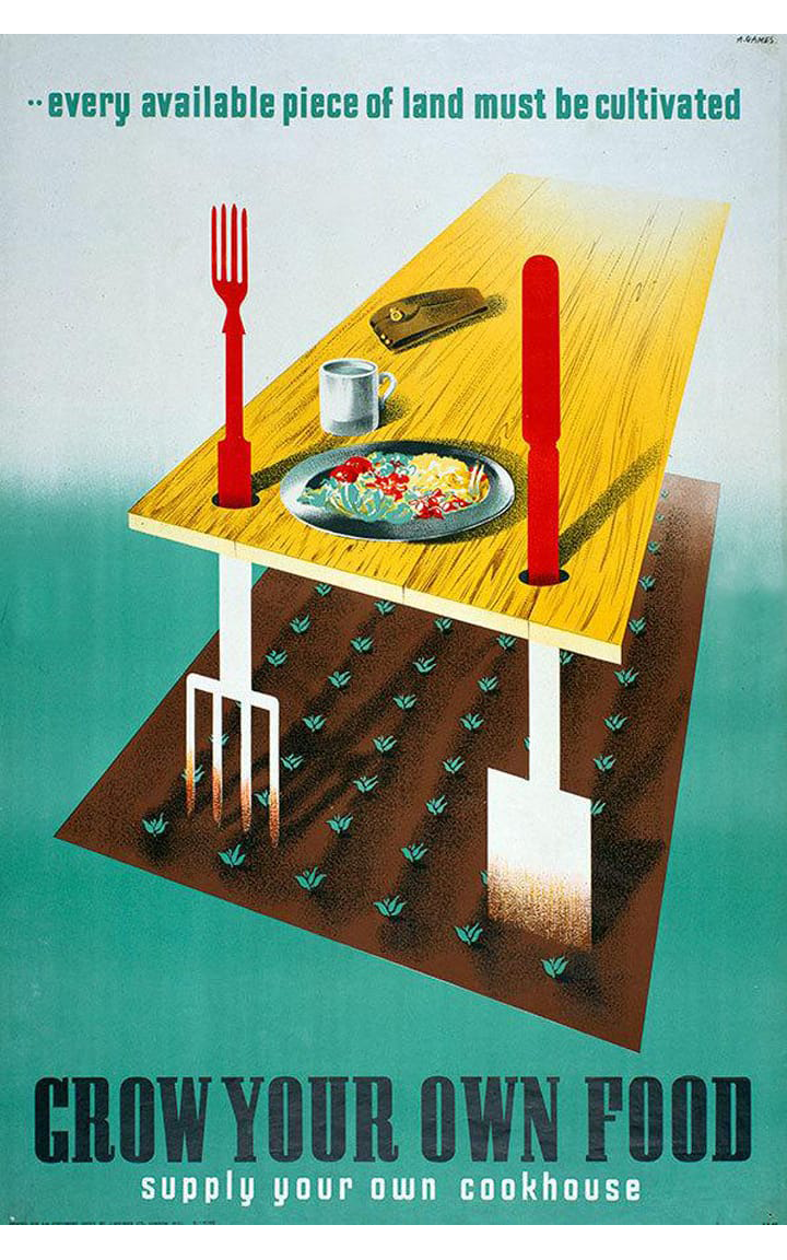 Abram Games. Grow Your Own Food